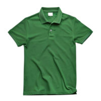 Masculin polo chemise, polo chemise vert ai-génératif png