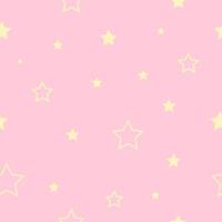Seamless stars pattern, endless texture background vector