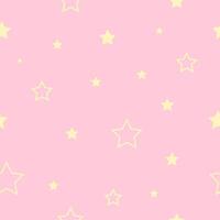 Seamless stars pattern, endless texture background vector