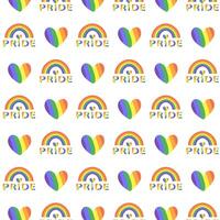 LGBT gay pride flag. LGBT seamless pattern. Rainbow symbol of LGBT community pride. illustration. vector