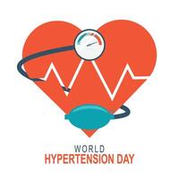 World Hypertension Day background. vector