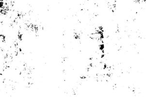 Black and white distressed grunge overlay texture . Abstract pattern of monochrome dirty pattern with ink spots, cracks, stains creative design. vector