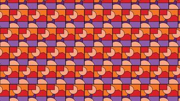 Fondo de mosaico de forma geométrica abstracta colorida vector