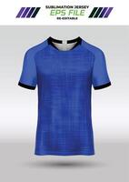 Sport jersey design, fabric textile for sublimation vector