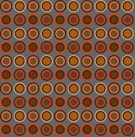 Seamless texture in the form of a brown round abstract pattern on a gray background vector