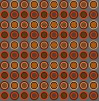 Seamless texture in the form of a brown round abstract pattern on a gray background vector