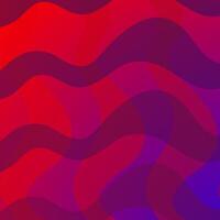 Abstract gradient background with red and blue stinky lines pattern vector