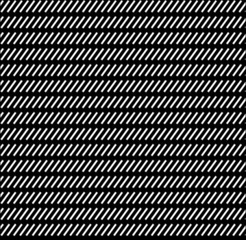 Geometric texture in the form of white dashes and lines on a black background vector