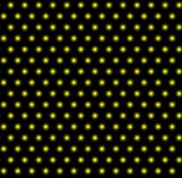 Abstract texture in the form of glowing yellow dots on a black background vector