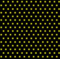 Abstract texture in the form of glowing yellow dots on a black background vector