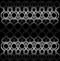 Gray abstract pattern on black background vector
