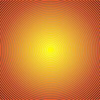 Abstract orange background decorated with a geometric pattern in the form of concentric circles vector