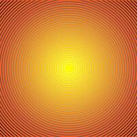 Abstract orange background decorated with a geometric pattern in the form of concentric circles vector