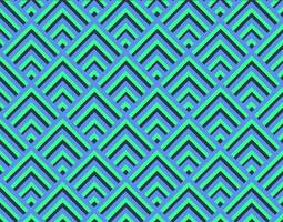 Geometric seamless pattern with triangles for packaging. Blue green seamless pattern on a dark background vector