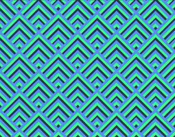 Geometric seamless pattern with triangles for packaging. Blue green seamless pattern on a dark background vector