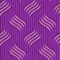 Seamless geometric violet pattern. Purple abstract wavy pattern for backgrounds and packages vector