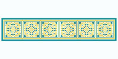 colorful pattern border pattern design vector