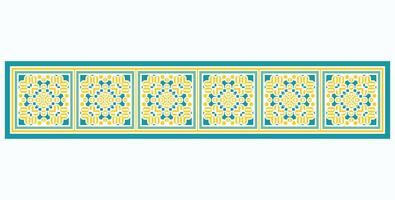 colorful pattern border pattern design vector