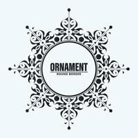 decorative ornament frame background vector