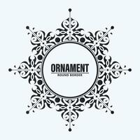 decorative ornament frame background vector