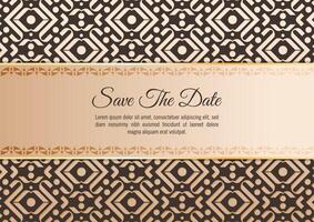 luxury invitation background style ornamental pattern vector