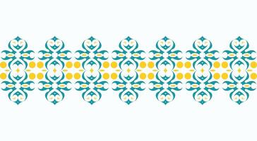 colorful pattern border pattern design vector