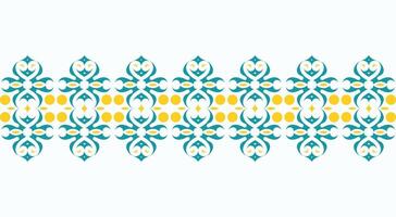 colorful pattern border pattern design vector