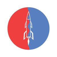 missile icon illustration vector