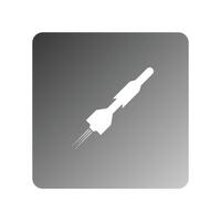 missile icon illustration vector