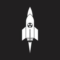 missile icon illustration vector