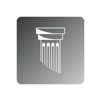 pillar icon illustration vector