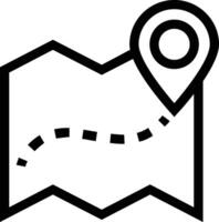 map icon with pin on it vector