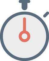 a stopwatch icon on a white background vector