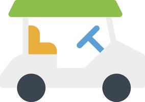 golf cart icon vector