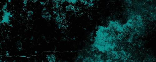 Scratch grunge urban background, distressed turquoise grunge texture on a dark background vector