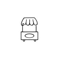 Street Food Line Style Icon Design vector