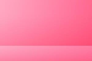 Pink studio background. 3d gradient color room with light and soft gradient for product display. Empty pastel stage and wall. Presentation photography stage. vector