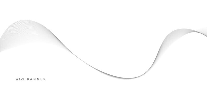 resumen antecedentes con gris ondulado líneas vector