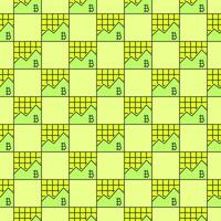 Cryptocurrency Online Trading Bitcoin Graph colored seamless pattern vector