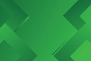 Green abstract background with square shapes vector