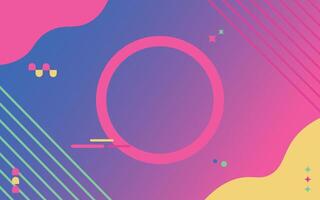 Modern geometric gradient background. Good for banner, poster or flyer vector