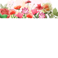 magnifique des roses mariage invitation carte png