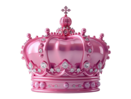 crown icon, 3d illustration design, generate ai png