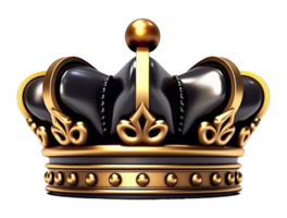 crown icon, 3d illustration design, generate ai png