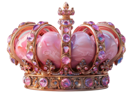 crown icon, 3d illustration design, generate ai png