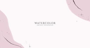 Abstract horizontal watercolor background. Neutral light colored empty space background illustration vector