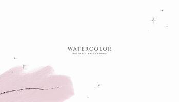 Abstract horizontal watercolor background. Neutral light colored empty space background illustration vector