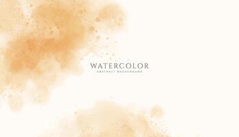 Abstract horizontal watercolor background. Neutral light colored empty space background illustration vector