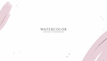 Abstract horizontal watercolor background. Neutral light colored empty space background illustration vector