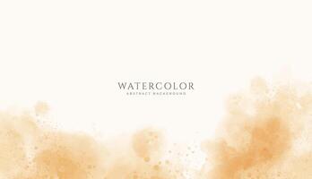 Abstract horizontal watercolor background. Neutral light colored empty space background illustration vector